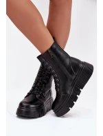 Dámské workery na platformě Vinceza – černé Dámské workery na platformě Vinceza – černé