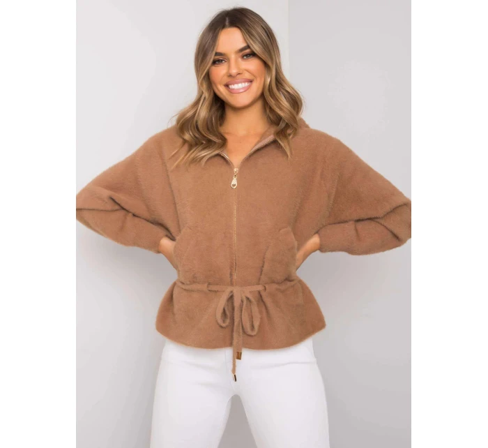 Dámský plášť 1605.98P hnědý - FPrice Dámský plášť 1605.98P hnědý - FPrice