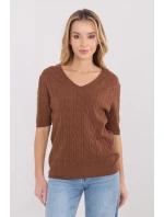 Svetr s krátkým rukávem  model 222835 Factory Price