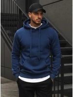 Pánská mikina s kapucí modrá Dstreet model 21962540 - FashionStreet Pánská mikina s kapucí modrá Dstreet model 21962540 - FashionStreet