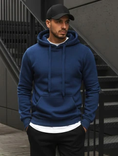 Pánská mikina s kapucí modrá Dstreet model 21962540 - FashionStreet