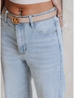 Dámské džínové kalhoty FLOWLESS modré FashionStreet UY2682