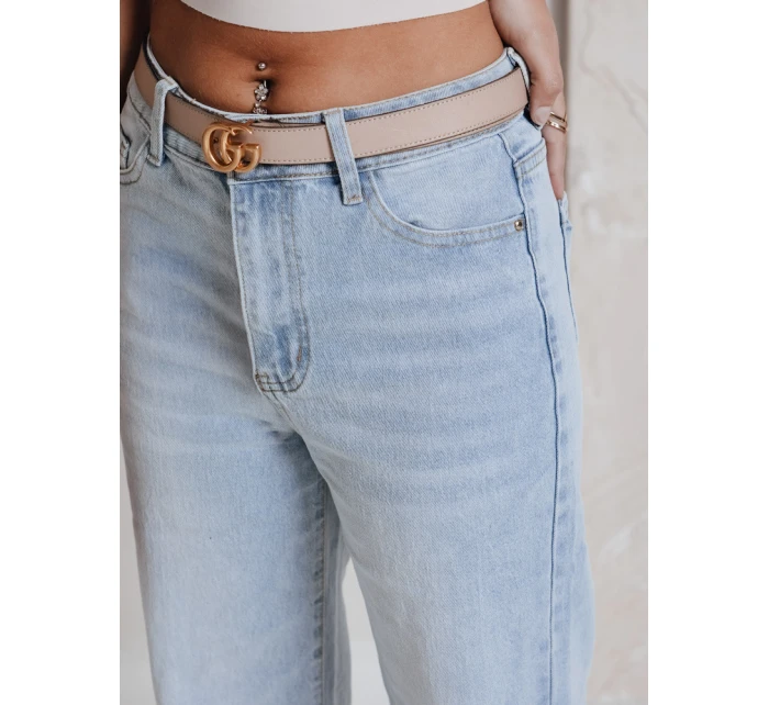 Dámské džínové kalhoty FLOWLESS modré FashionStreet UY2682