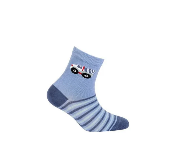 Skarpety  chłopięce wzorowane model 16127234 - Wola