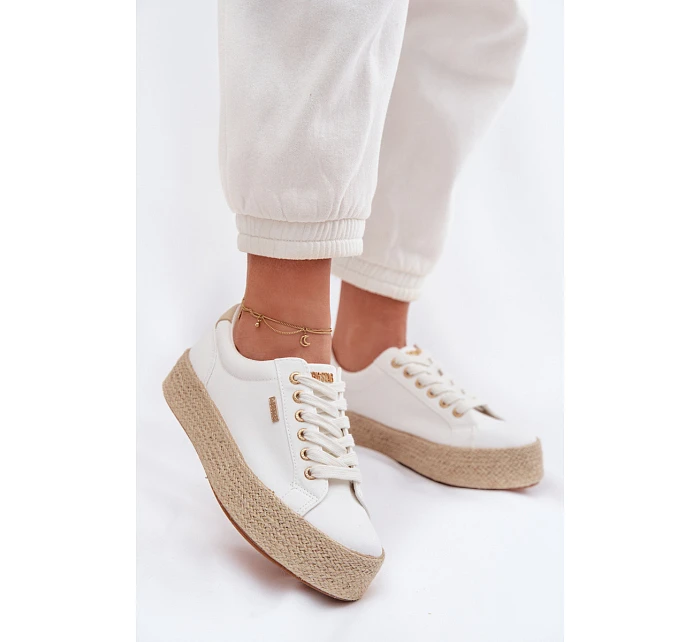 Dámské na platformě Big Star Bílé model 22042736 - Big Star Shoes