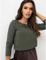 Blůza D73760M11015AVEN v barvě khaki