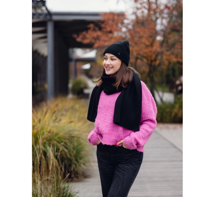 Dámský set šály a čepice Vuch Rowdy Set Black