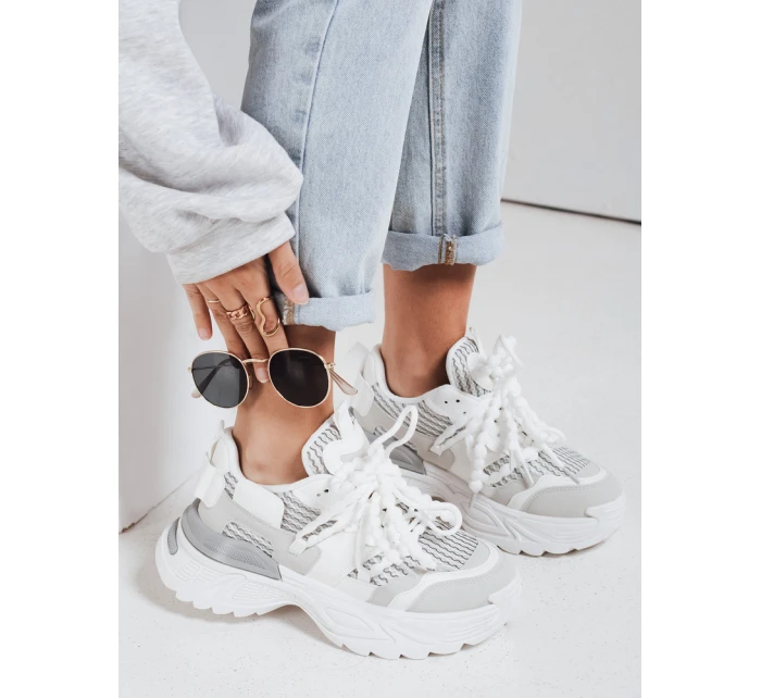Dámské tenisky na vysoké platformě BEASTAR white FashionStreet ZY0830