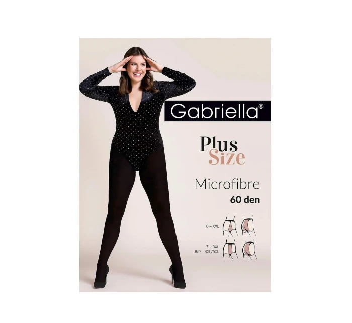 Punčocháče Gabriella 162 Plus Size 60 den 8-9