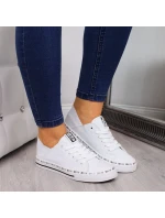 W model 22018124 bílé prolamované nízké tenisky - Big Star W model 22018124 bílé prolamované nízké tenisky - Big Star