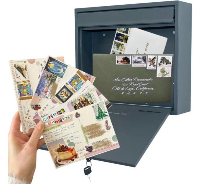 POŠTOVNÍ SCHRÁNKA 36X9X31,3CM 1067568 SASKA GARDEN