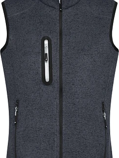 JN Dámská pletená fleecová vesta se stojáčkem 02.0 dark grey model 22489633 - Daiber