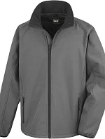 Result R 231M Pánská 2-vrstvá softshell bunda "Printable" 30.231M charcoal/black