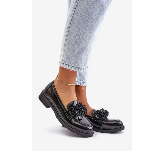 Dámské mokasíny S.Barski černé model 21672362 - D&A