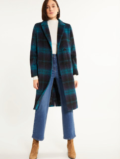 Monnari Kabáty Dvoubarevný kabát s kapsami Multi Navy Blue