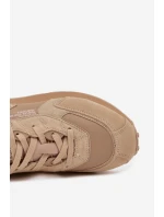 Pánské kožené tenisky Big Star HI-POLY SYSTEM – béžové