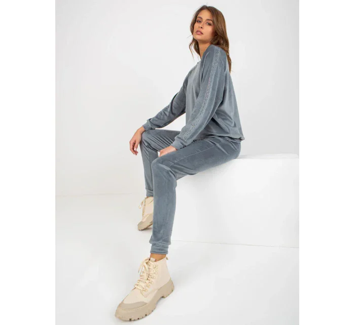 Dámská souprava RV KMPL 8436.40 šedo/modrá - Fashion Relevance