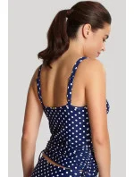 Vrchní díl plavek Swimwear Anya Spot Balconnet Tankini navy/ivory SW1011 - Panache Vrchní díl plavek Swimwear Anya Spot Balconnet Tankini navy/ivory SW1011 - Panache