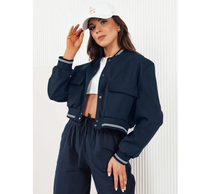 Dámská tmavě modrá bomber bunda CHOMP FashionStreet TY4296