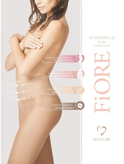 Dámské punčochové kalhoty Fit Control M model 15863810 20 den 24 - Fiore Dámské punčochové kalhoty Fit Control M model 15863810 20 den 24 - Fiore
