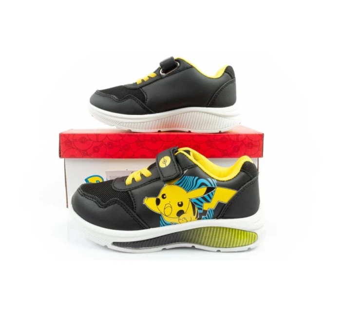 model 21394702 dětské sportovní boty tenisky lehké suchý zip černá žlutá - Leomil model 21394702 dětské sportovní boty tenisky lehké suchý zip černá žlutá - Leomil