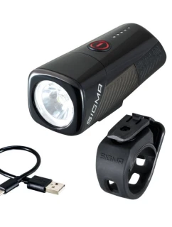 Přední svítilna Sigma BUSTER 400 FL černá