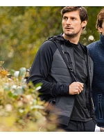 Jacket Men Pánská hybridní bunda "TwoTone" black model 22456151 - James Harvest Jacket Men Pánská hybridní bunda "TwoTone" black model 22456151 - James Harvest