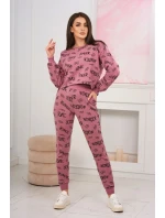 Sada s nápisy tmavě růžová Sada s nápisy tmavě růžová