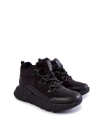 Dětské boty Memory Foam Big Star model 21601086 Černe - Big Star Shoes Dětské boty Memory Foam Big Star model 21601086 Černe - Big Star Shoes