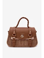 Malá Hnědá Taška S Pletením Marline