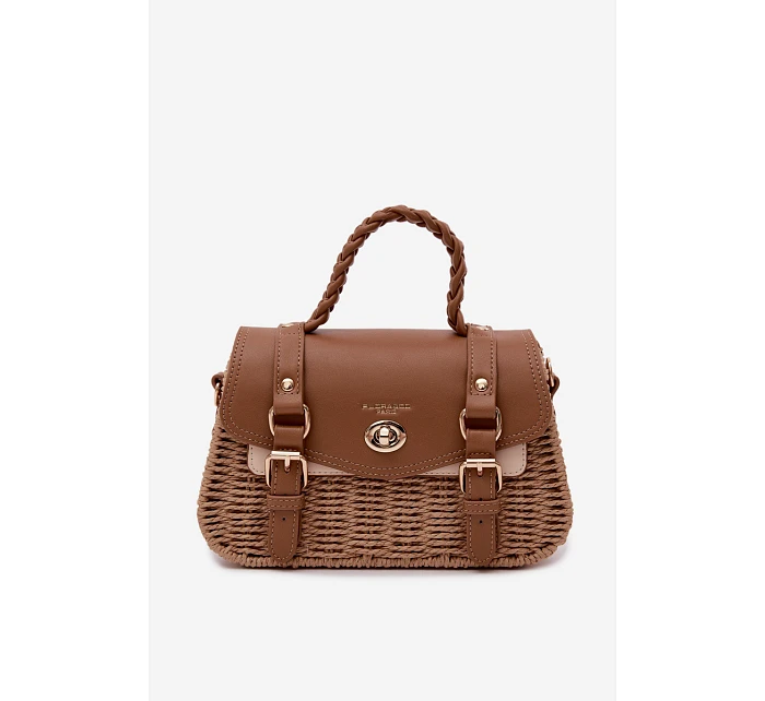 Malá Hnědá Taška S Pletením Marline