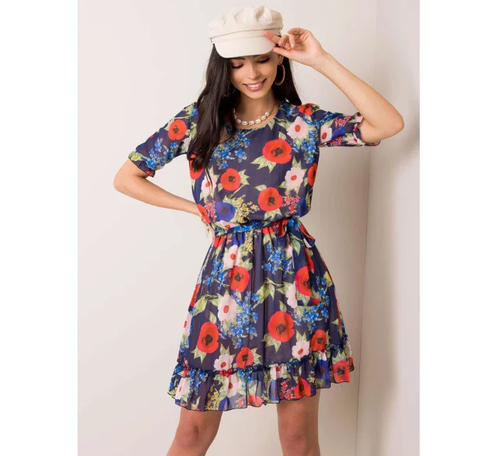 Šaty LK SK 507626.70 tmavě modrá