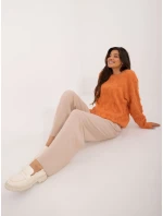 Spodnie LK SP model 20459100 beżowy - FPrice Spodnie LK SP model 20459100 beżowy - FPrice