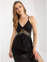 TW SK BI 8676 šaty.22 černá TW SK BI 8676 šaty.22 černá