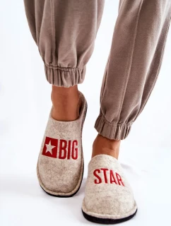 Domácí pantofle Big Star KK276021 Béžová