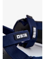 Pánské sandály na suchý zip Big Star DD174718 Námořnická modrá Pánské sandály na suchý zip Big Star DD174718 Námořnická modrá