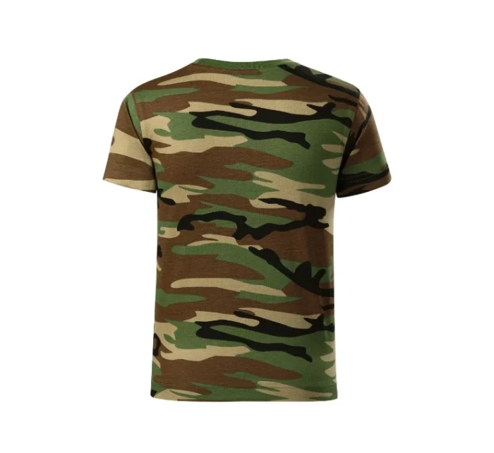 Camouflage tričko dětské camouflage brown