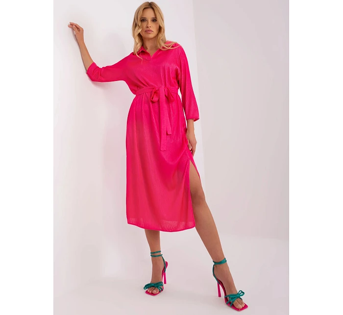 Dámské šaty LK SK 509348.04 tmavě růžové - Lakerta