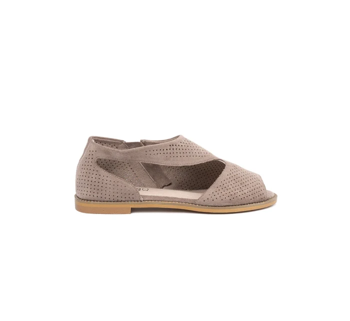 Praktické sandály model 21144075 dámské na plochém podpatku - GOODIN