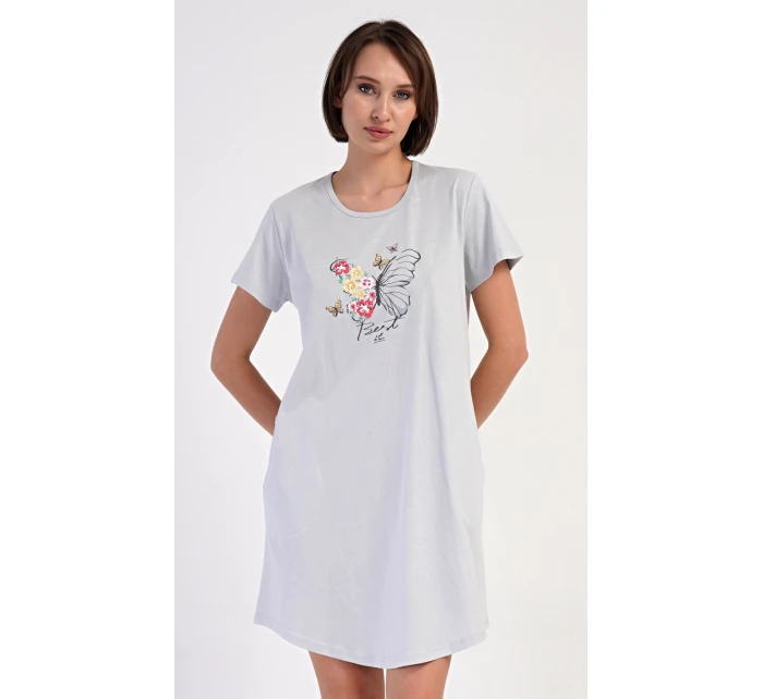 Dámské domácí šaty s krátkým rukávem Amelia