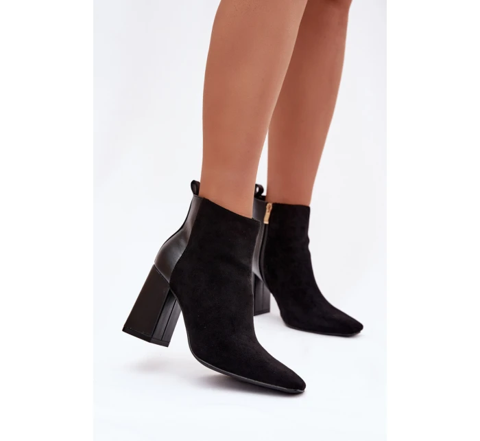 Boty na podpatku model 221933 Step in style Boty na podpatku model 221933 Step in style