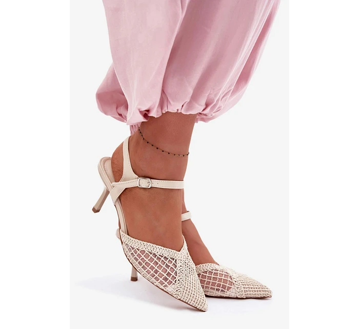 Sandály na podpatku  model 226509 Step in style