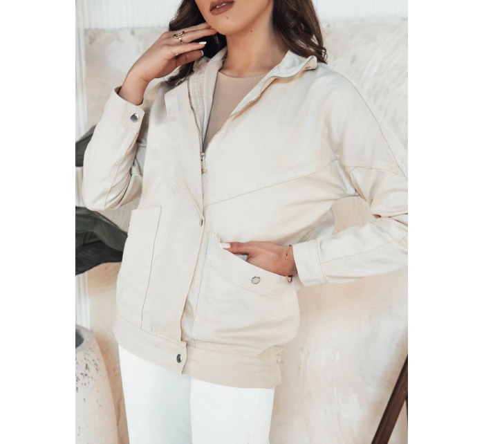 Dámská džínová bunda light beige Dstreet model 21976614 - FashionStreet