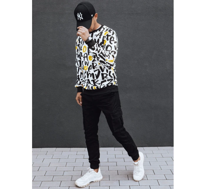 FashionStreet pánská bílá mikina BX5761