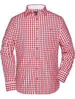 JN 638 Popelínová kostkovaná košile styl red/white model 22487425 - Daiber JN 638 Popelínová kostkovaná košile styl red/white model 22487425 - Daiber