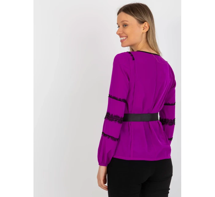 Dámská halenka LK BZ 506122.35x fialová - FPrice