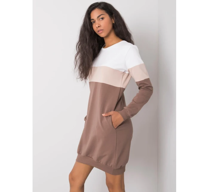 Šaty RV SK 5869.04 tmavě hnědé