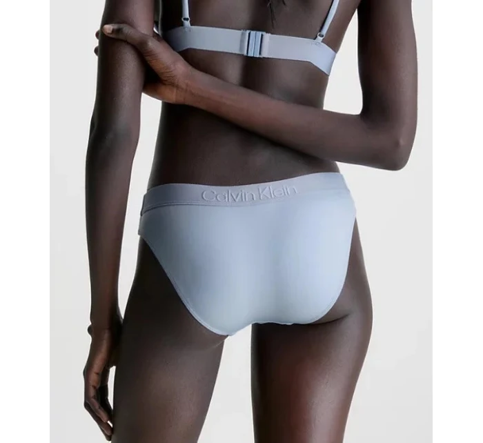 Dámský spodní díl plavek KW02032 DBS světle modrá - Calvin Klein