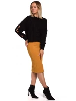 Dámský svetr M539  fuchsiový - Moe