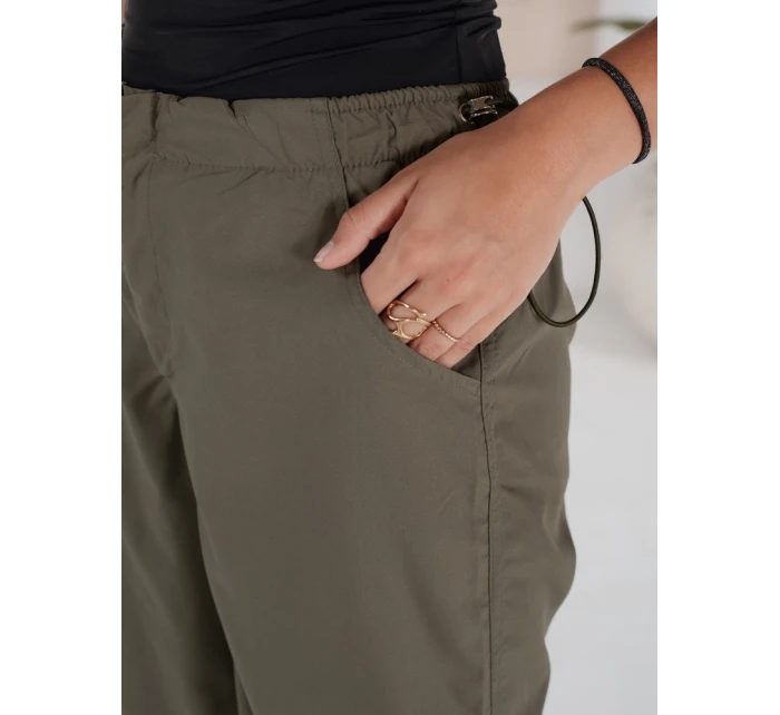 Dámské padákové kalhoty khaki Dstreet model 21970952 - FashionStreet
